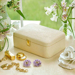 Abella Shagreen Jewellery Box - Small