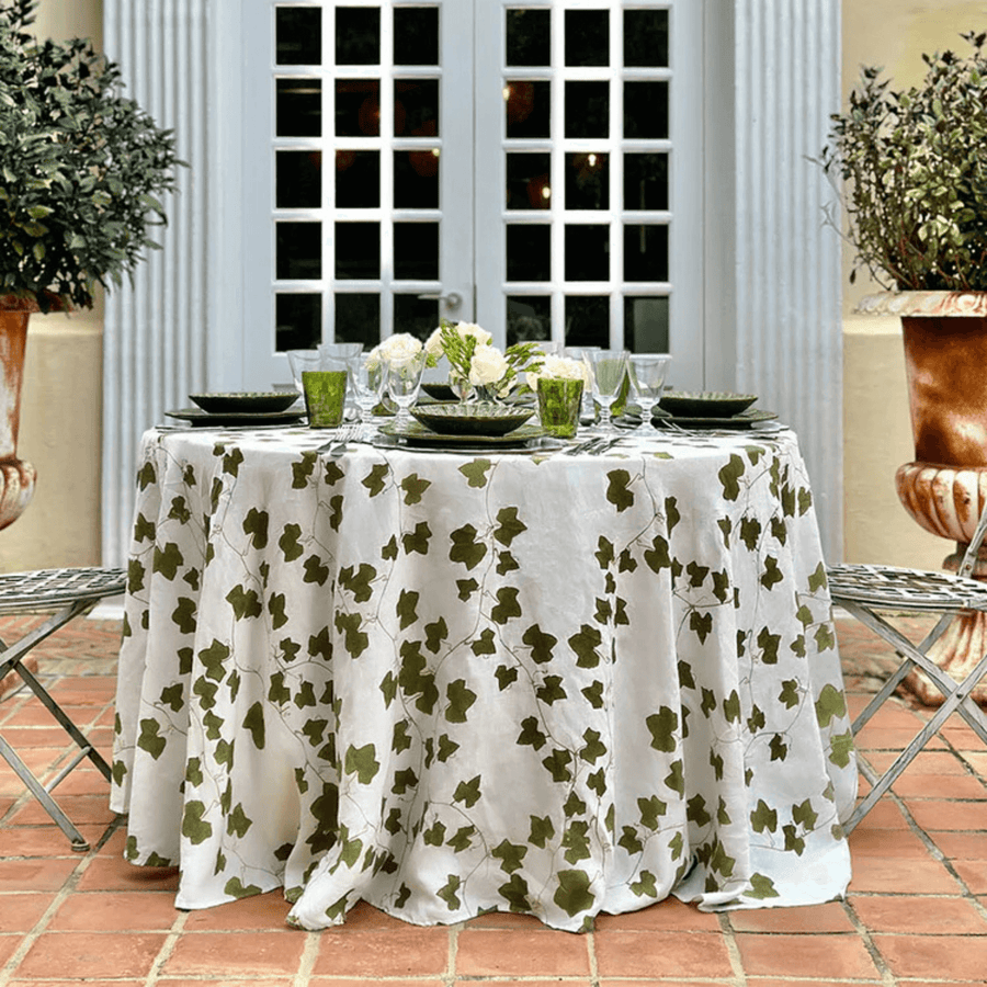 Summerill & Bishop Ivy Round Tablecloth