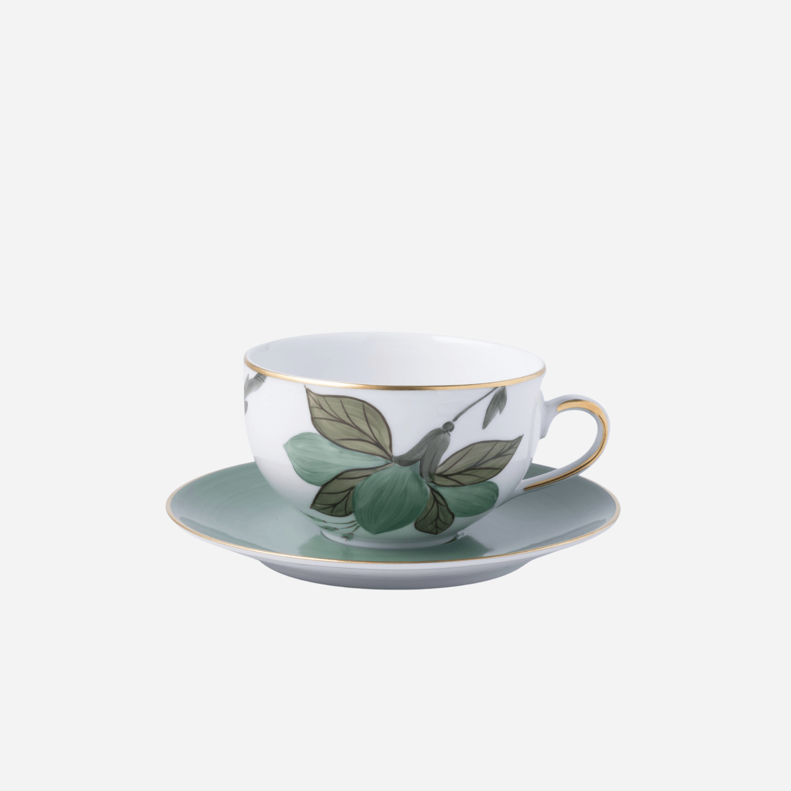 Jardins d’Udaipur Teacup & Saucer - Set of 4