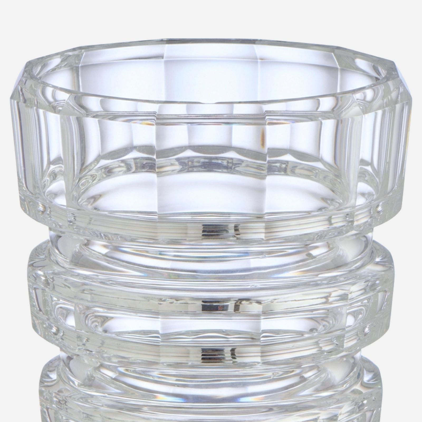 An Antique Val Saint Lambert Crystal Vase