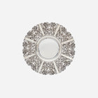 Hand-Chiselled Sterling Silver Round Basket
