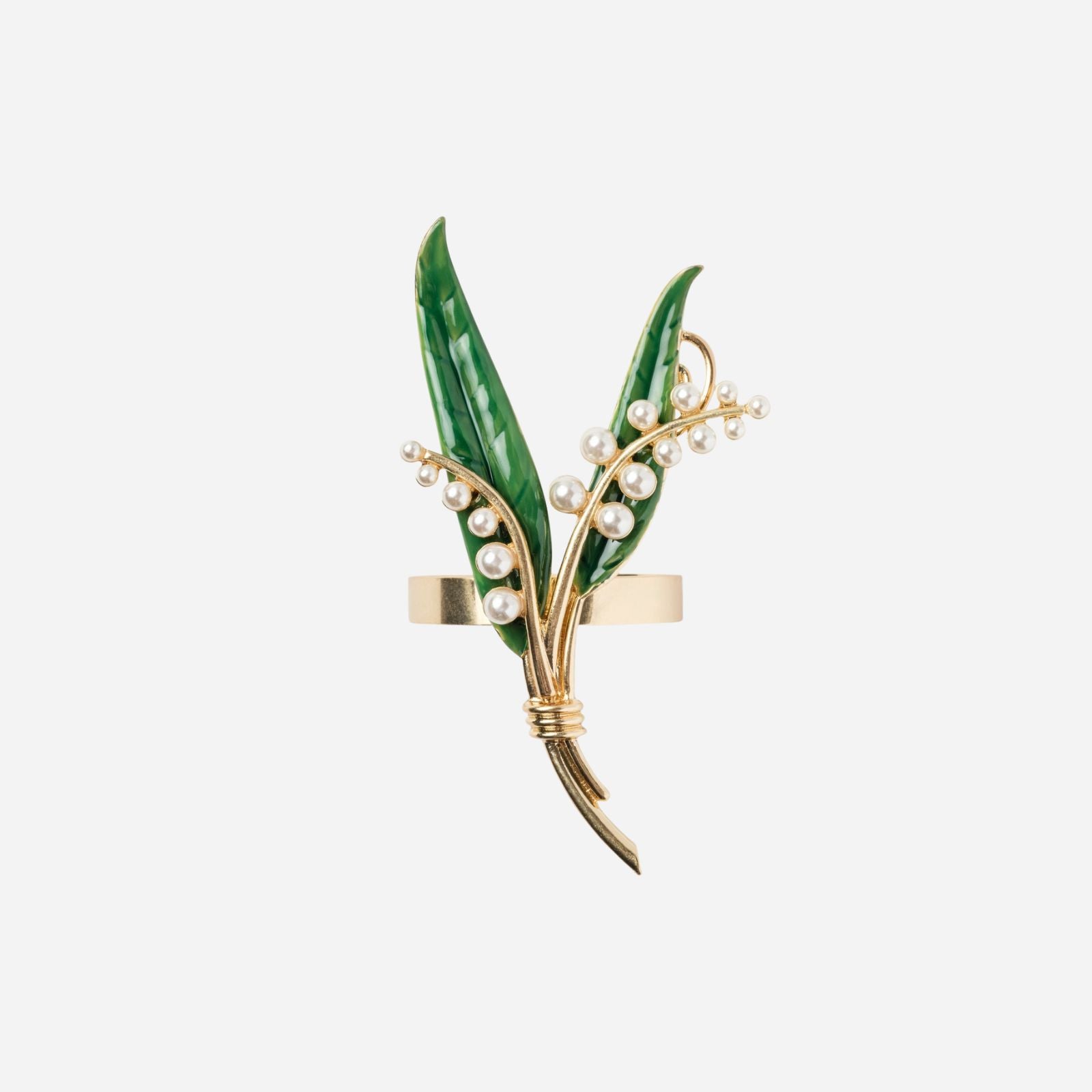 Lily of the Valley Napkin Ring - Set of 4