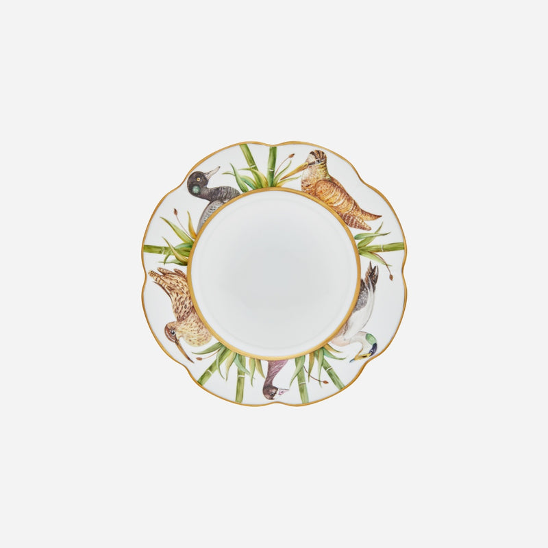 Oiseaux et Bamboo Dinner Plate
