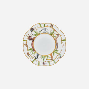 Oiseaux et Bamboo Dessert Plate