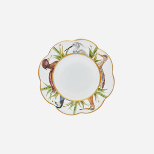 Oiseaux et Bamboo Dessert Plate