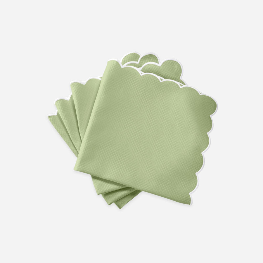 Matouk Set of Four Savannah Gardens Green Napkins