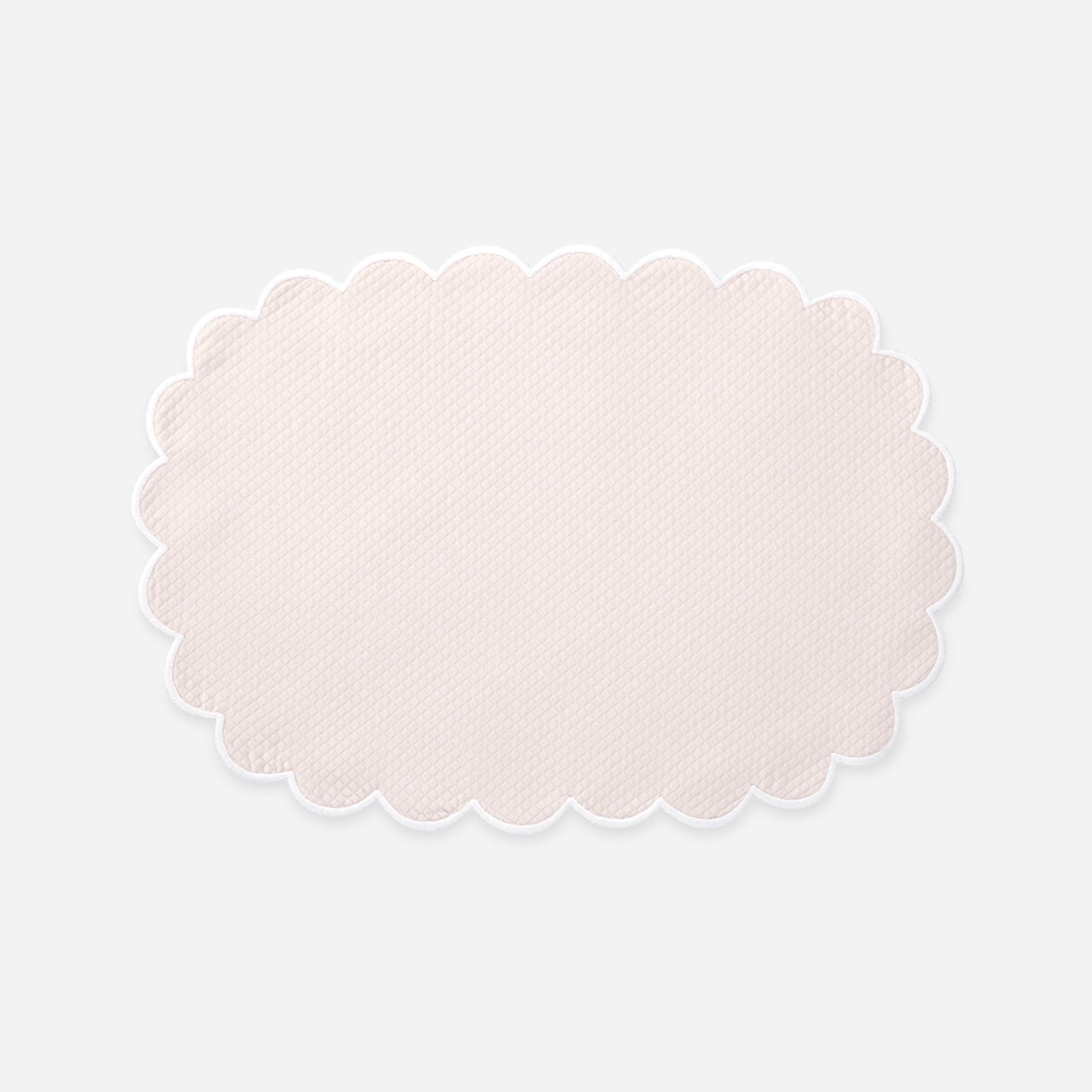 Set of Four Savannah Gardens Oval Pink Placemats