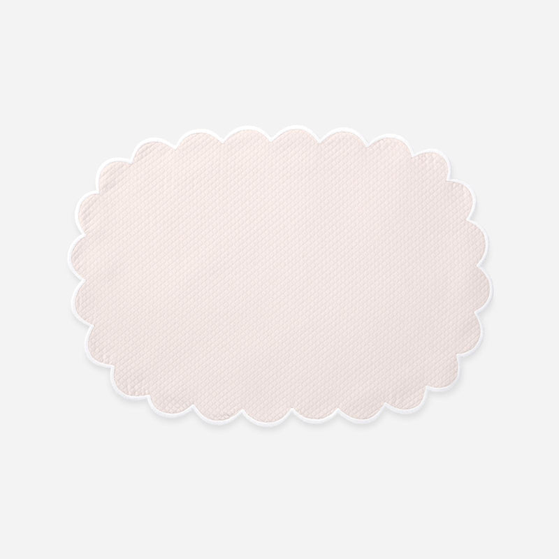 Set of Four Savannah Gardens Oval Pink Placemats