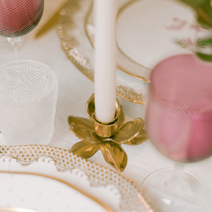 Flower Candlestick Holder