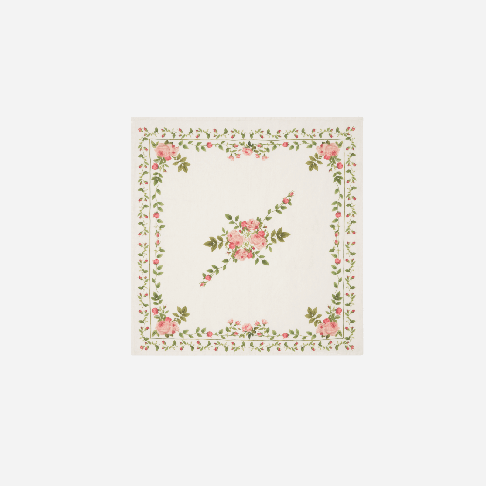 Rose Trellis Linen Napkin
