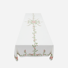 Load image into Gallery viewer, Rose Trellis Tablecloth
