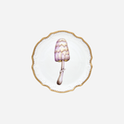 Forest Forage Scalloped Appetiser Plate - Set of 4