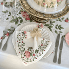Rose Trellis Linen Napkin