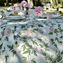 Load image into Gallery viewer, Trailing Peony Tablecloth

