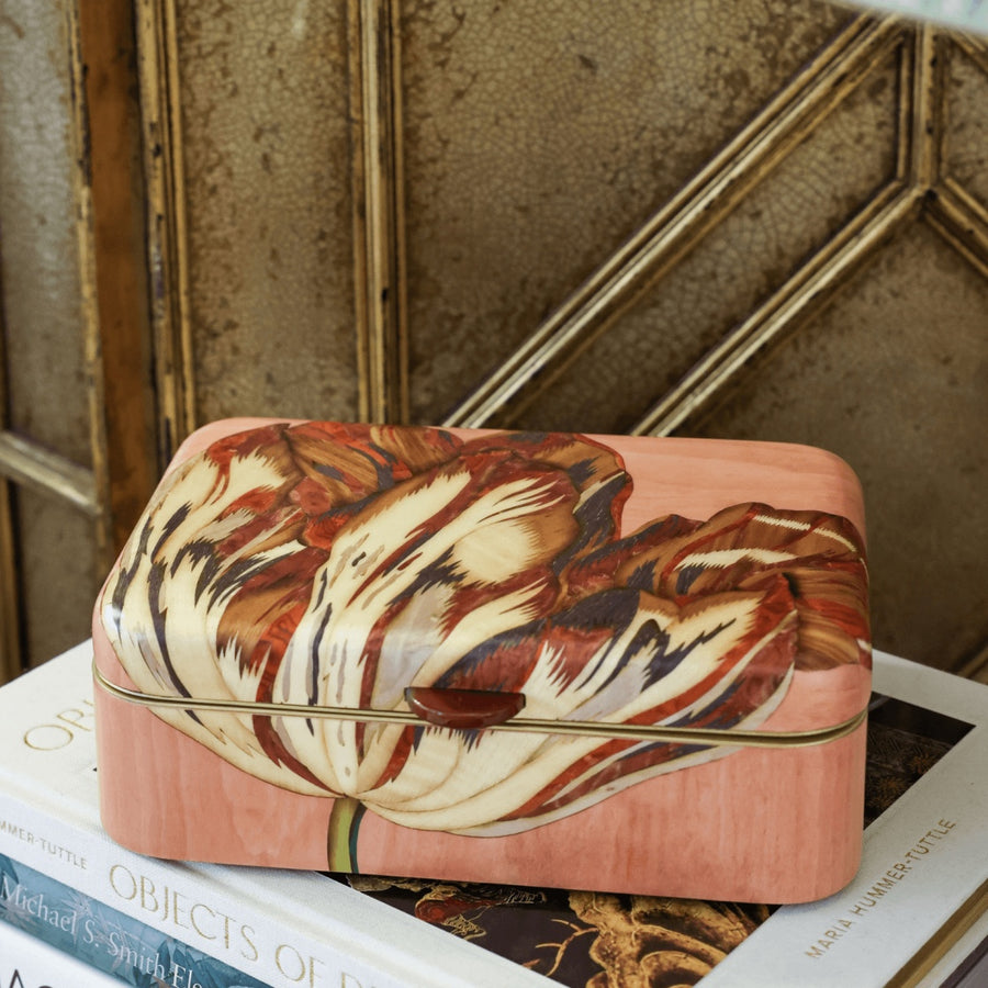 Silvia Furmanovich Tulip Fever Marquetry Jewellery Box