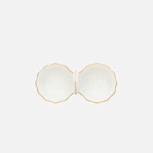 Porcelain Twin Salt Cellar