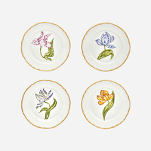 Load image into Gallery viewer, Old Master Tulips Dessert Plate - Set of 4
