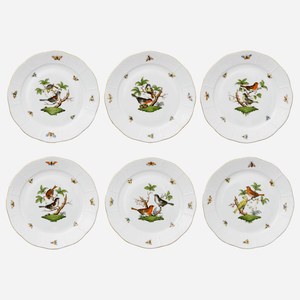 Rothschild Bird Dessert Plate - Set of 6
