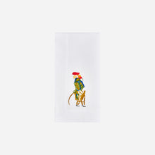 Load image into Gallery viewer, Animaux Hand-Embroidered Dinner Napkin - Set of 4
