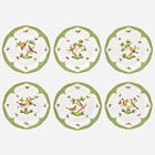 Rothschild Bird Fish Scale Dinner Plate - Set of 6