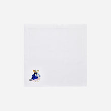 Load image into Gallery viewer, Animaux Hand-Embroidered Dinner Napkin - Set of 4
