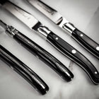 Laguiole Steak Knives Ebony - Set of Six