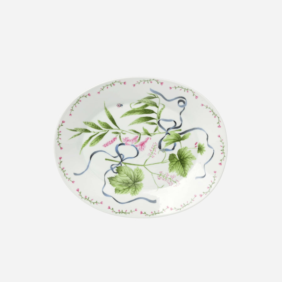 de Gournay Botanical Tressé Medium Serving Platter