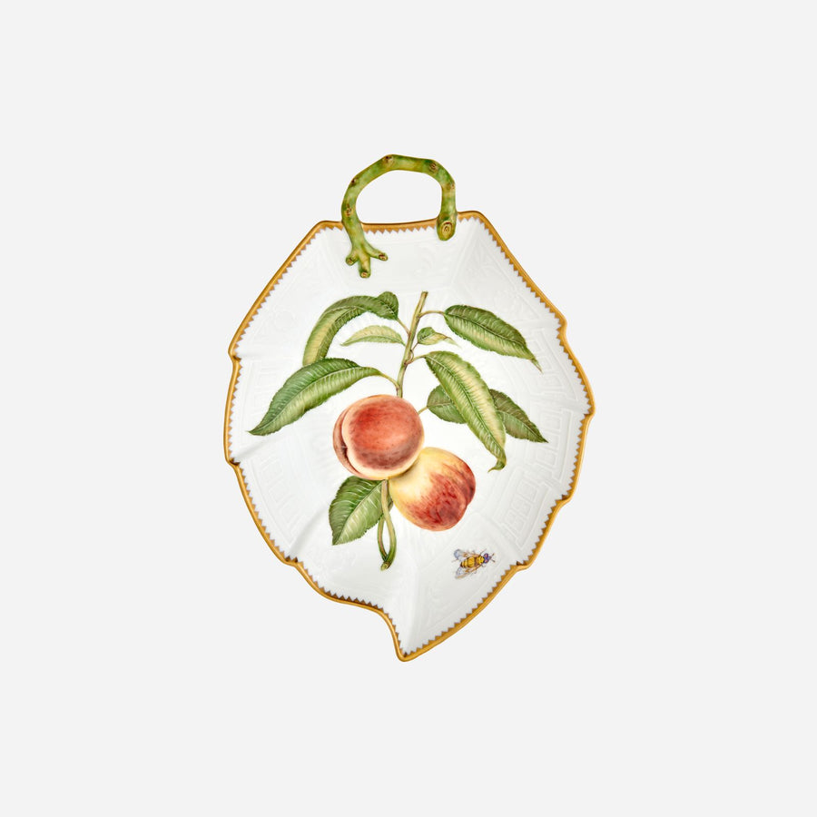 Anna Weatherley Heirloom Orchard Peach Leaf Dish