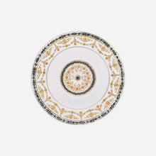 Antique Lobmeyr Crystal Tazza with Enamel