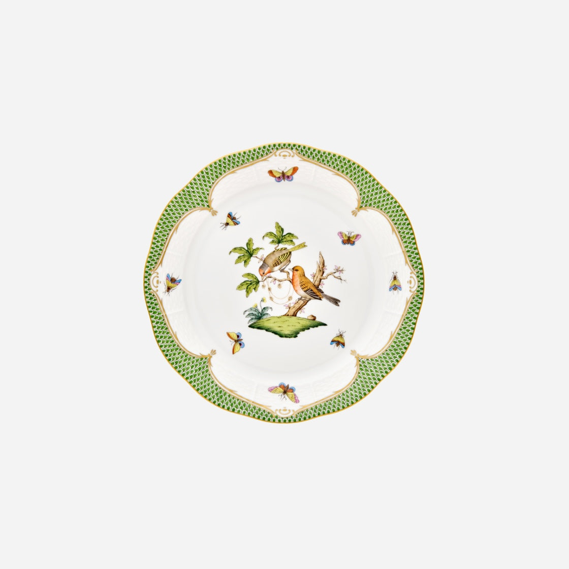 Rothschild Bird Fish Scale Dinner Plate - Set of 6