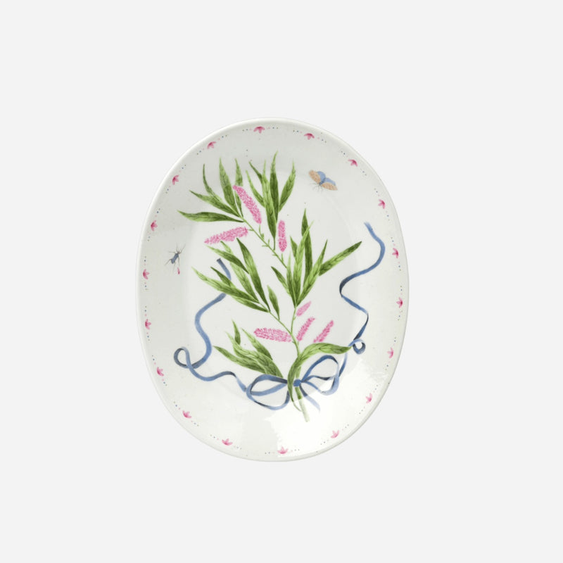 Botanical Tressé Small Serving Platter