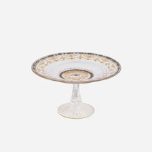 Load image into Gallery viewer, Antique Lobmeyr Crystal Tazza with Enamel
