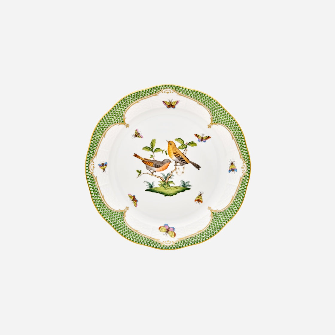 Rothschild Bird Fish Scale Dinner Plate - Set of 6