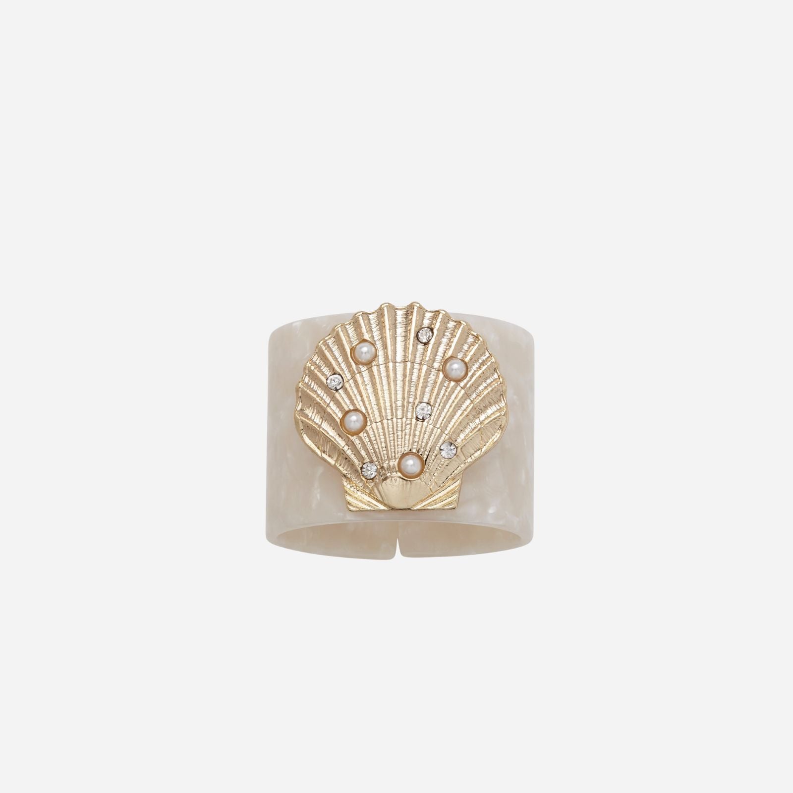 Shell Napkin Ring - Set of 4
