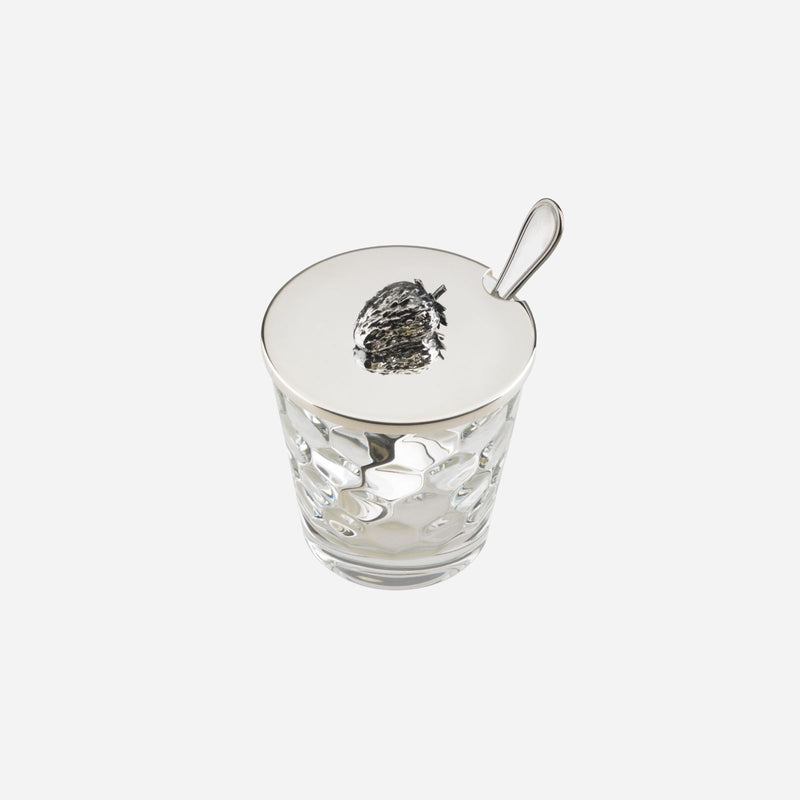 Strawberry Jam Jar with Spoon