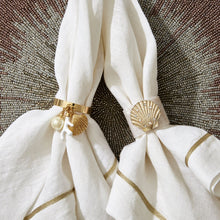 Shell Napkin Ring - Set of 4