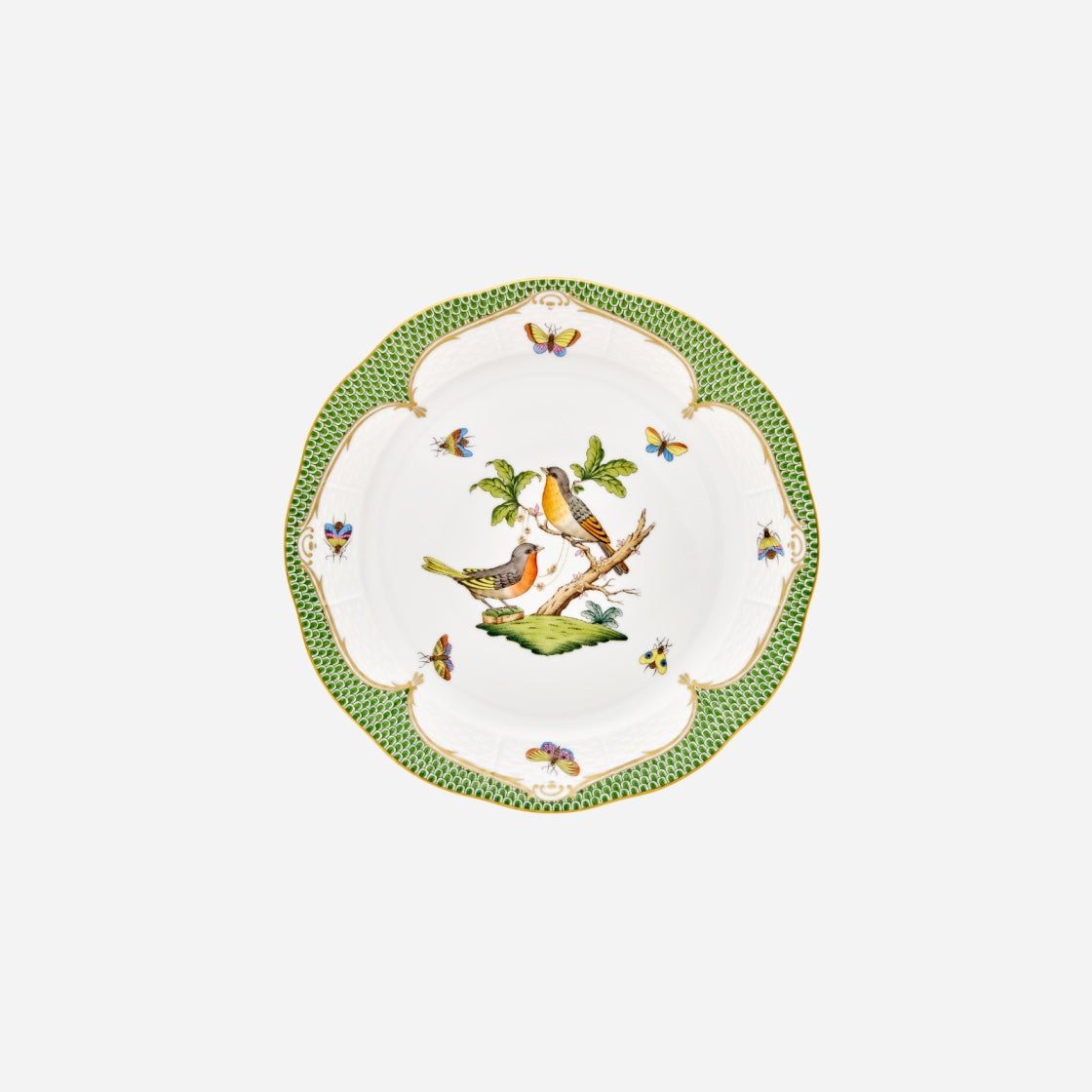Rothschild Bird Fish Scale Dinner Plate - Set of 6