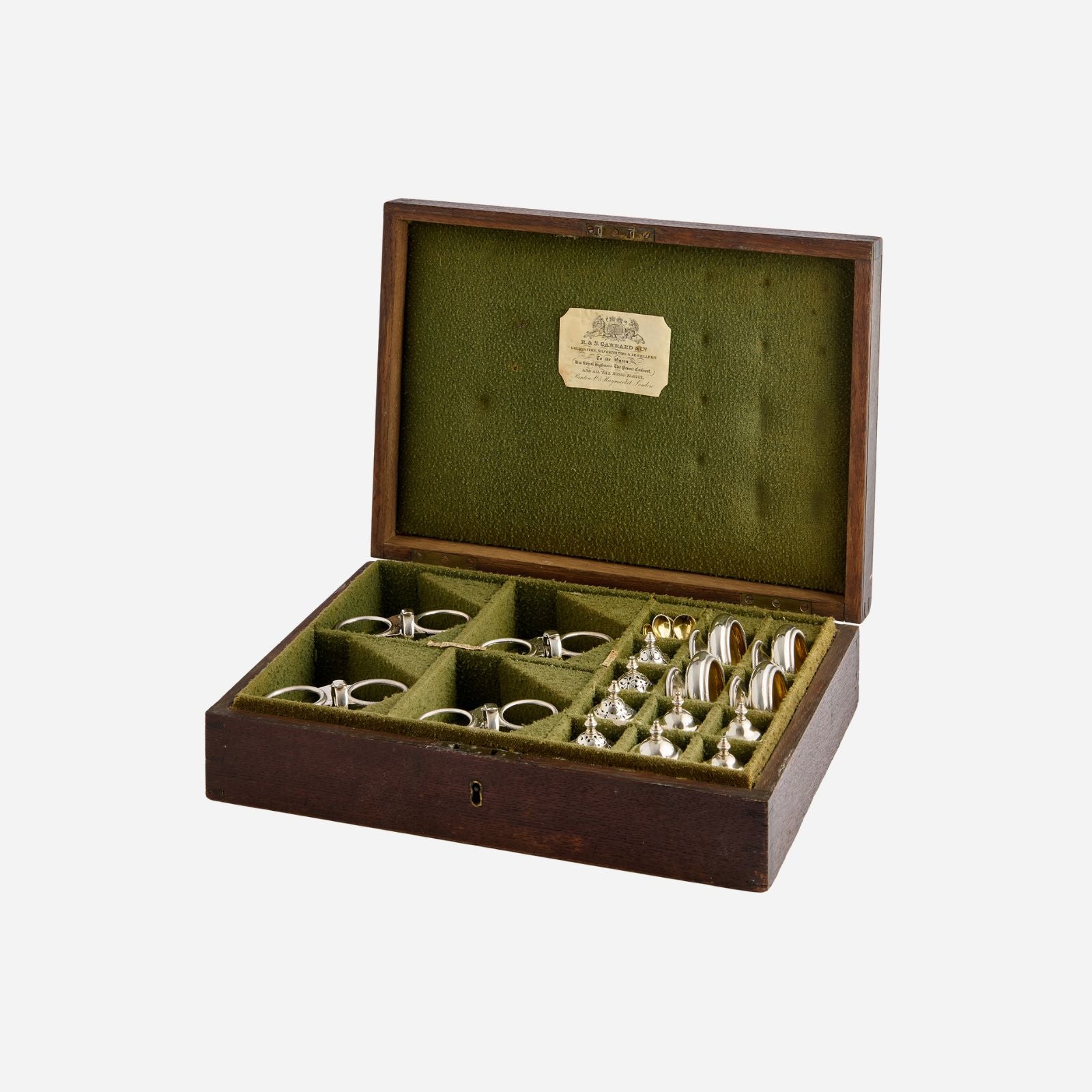 Antique Garrard & Co. Silver Condiment Set