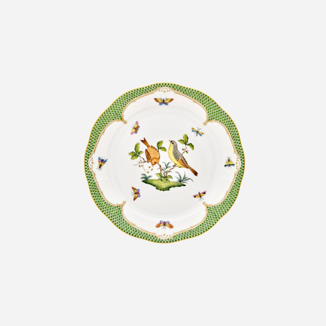 Rothschild Bird Fish Scale Dinner Plate - Set of 6
