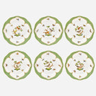 Rothschild Bird Fish Scale Dessert Plate - Set of 6