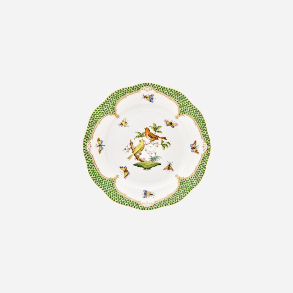 Rothschild Bird Fish Scale Dessert Plate - Set of 6