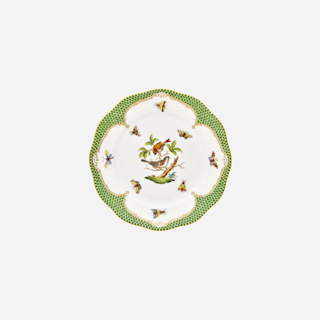 Rothschild Bird Fish Scale Dessert Plate - Set of 6