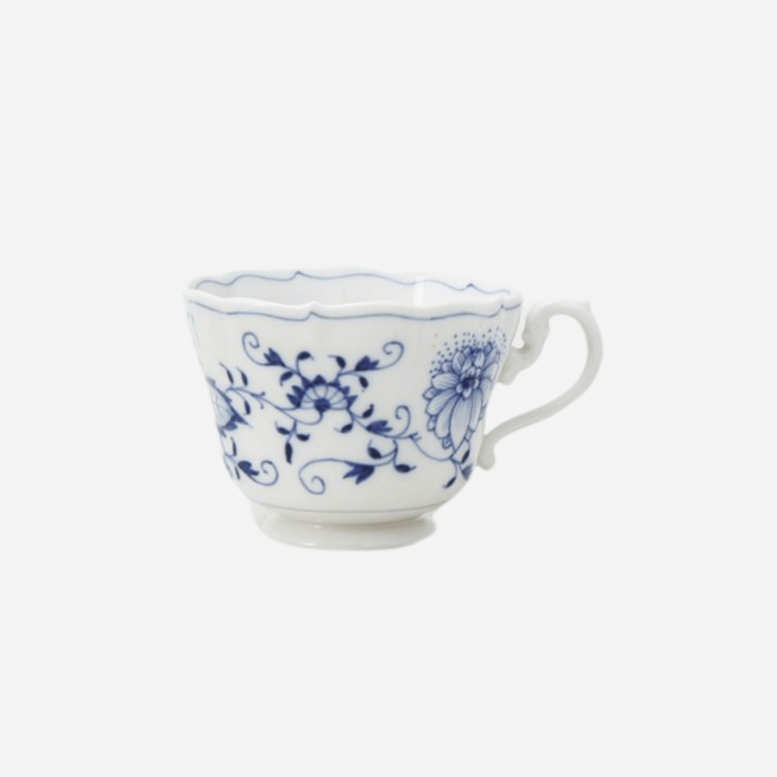 Antique Meissen Blue Onion Teacup & Saucer - Set of 6
