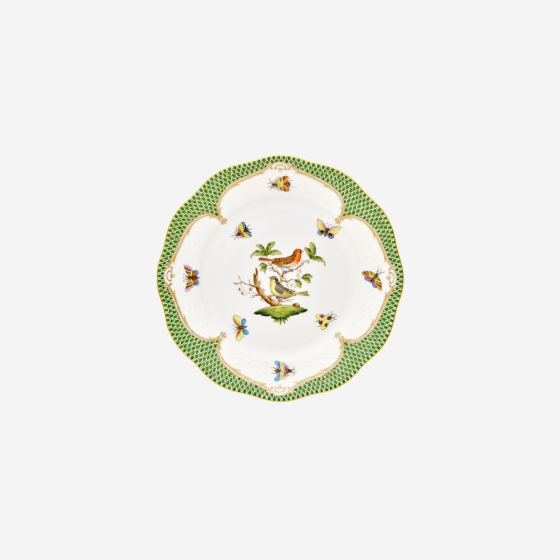 Rothschild Bird Fish Scale Dessert Plate - Set of 6