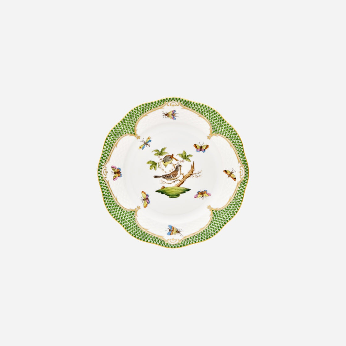 Rothschild Bird Fish Scale Dessert Plate - Set of 6