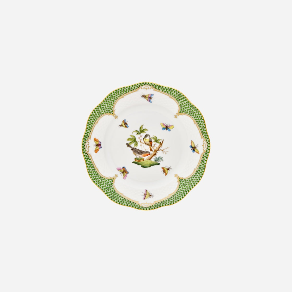 Rothschild Bird Fish Scale Dessert Plate - Set of 6