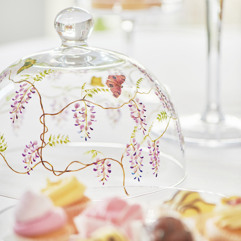 Wisteria Cake Plate