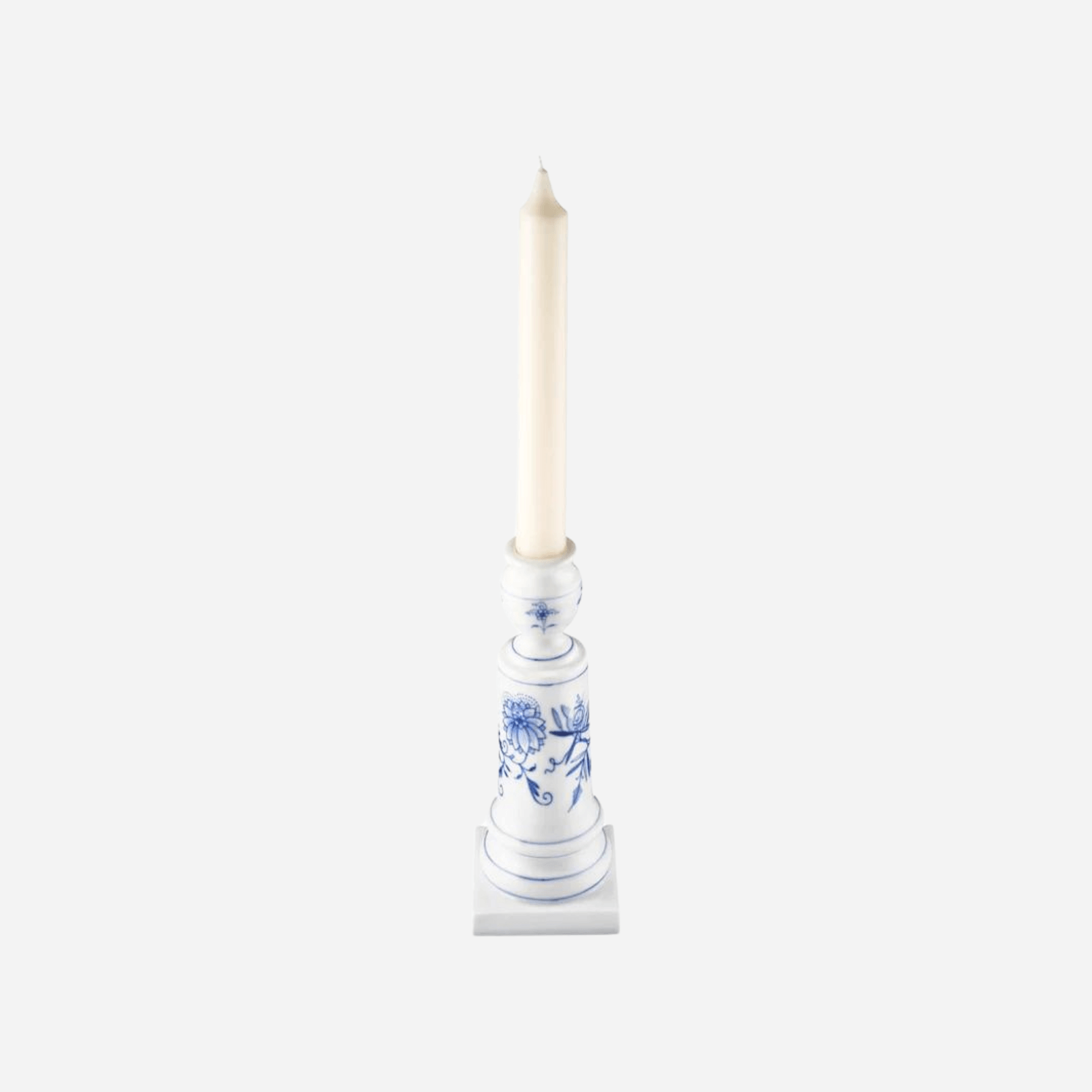A Pair of Antique Meissen Candlesticks