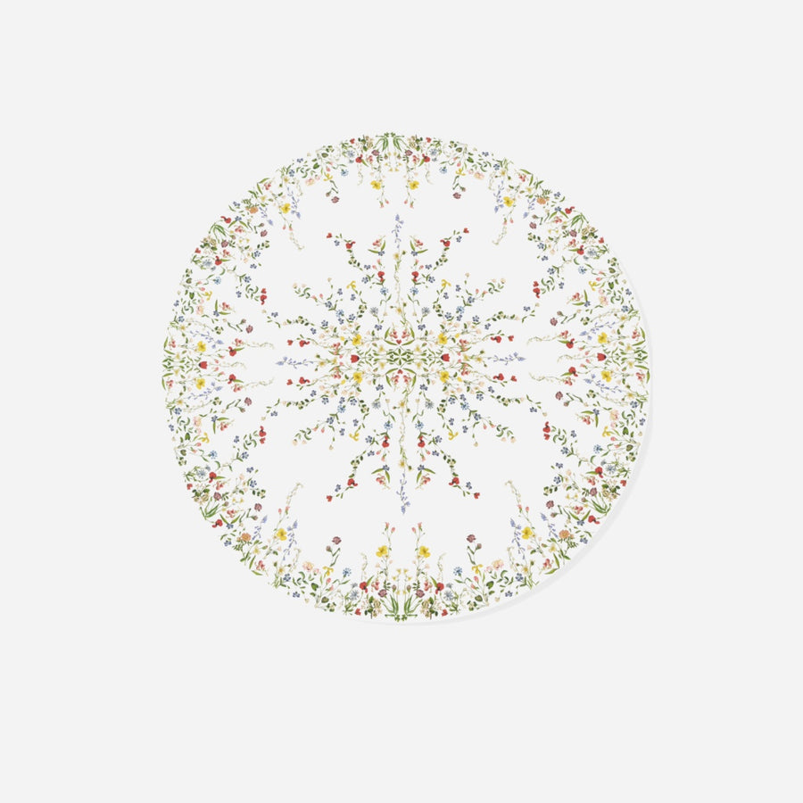 Summerill & Bishop Botanical Wildflower Round Tablecloth