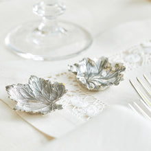 Load image into Gallery viewer, Geranium Leaf Sterling Silver Dish
